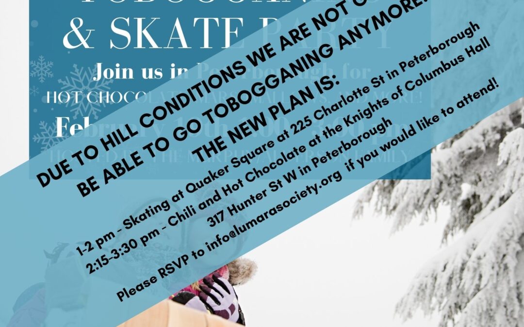 Family Day Tobogganing & Skating Party